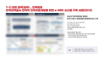 한전 e-HRD 성과 요약
